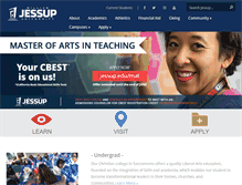 Tablet Screenshot of jessup.edu